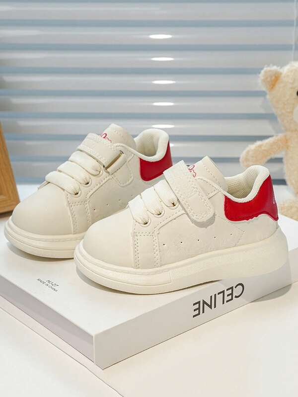 1 Pair Kids' Skate Shoes, 2025 New Fashion Sneakers For Boys & Girls, Soft Sole Casual Shoes For Autumn