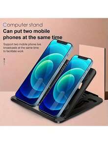 Giá đỡ laptop và máy tính bảng điều chỉnh 360° tiện dụng - Giá đỡ chống trượt có thể gập lại, tản nhiệt tốt, phù hợp cho máy tính bảng/laptop/điện thoại - Phiên bản xuyên biên giới - Nhiều màu - Xem 7