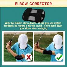 Swing Trainer Aids Set, Posture Correction Tools, 6 PCS - Arm Band, Elbow Correction, Wrist Hinge Trainer, Wrist Brace Band, Leg Rod Corrector, With A Strap Carrying Bag - ban đầu - Xem 5