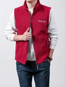 Men Vests - الأحمر - مشاهدة 5