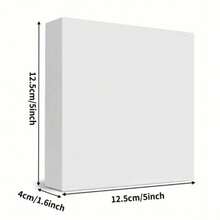 1PC Fun Bathroom Sign "Please Put The Toilet Lid Down Before Flushing" - A Humorous Decorative Piece For A Faux Wood Toilet Seat With A Lid-Down Reminder. Classic Black And White Box-Style Bathroom Sign Suitable For Home, Guest Bathrooms, Or Shower Rooms (5x5x1.6 Inches) - Easy-To-Install Hanging Holes. - 白色 - 查看 4