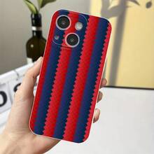 1pc Funda de Teléfono de TPU con Textura de Fútbol en Blanco y Negro para iPhone 11/12/13/14/15/16 Pro Max/Plus, Cubierta, Protección de Teléfono, Accesorios de Festival, Diseño de Fútbol, Funda Texturizada, Anti-arañazos, Funda Flexible, Accesorios de Teléfono, Funda de Teléfono, Comprador de Festival, Fanáticos del Fútbol - Mezcla de colores - Ver 2