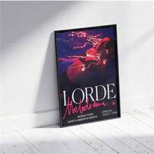 1张Lorde海报 – 音乐专辑封面墙画 – 流行独立音乐人海报 – 卧室装饰 – 送给歌迷的音乐礼物 – 海报帆布画墙画家居装饰（无框）