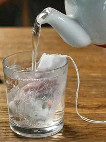 Single-Use Tea Bag; Home Tea Bag; ; Residue-Proof Soup And Braising Bag; Non-Woven Fabric With Drawstring - White - View 9