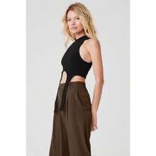 Alo Yoga Wellness Rib Flaunt Tank - Black |  | Pilates Set - màu đen - Xem 3