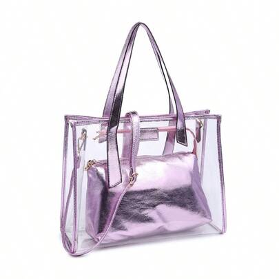Clear Tote & Metall…