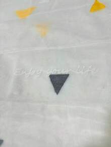 1 件白色透明薄纱蕾丝窗帘布，适用于窗户、阳台，半透明 - 白色 - 查看 7