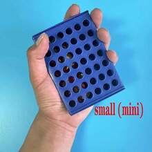 Family Strategy Board Game - 13.21 Cm Portable Foldable Chess Puzzle For Kids & Adults, Classic Four-In-A-Row Challenge With Red & Yellow Discs, Ages 3+ Home Entertainment, Perfect Christmas Thanksgiving Gift, Chess Gifts, Interactive Play, Vibrant Board, Sturdy Construction - Multicolor - View 5