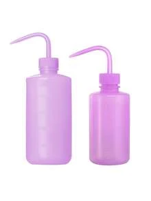 1-2 件 8.45/16.9 盎司塑料挤压瓶 - 冲洗瓶浇水工具、植物和花卉多肉植物浇水瓶（带塑料弯嘴）、盆栽植物尖嘴浇水瓶、纹身清洁瓶