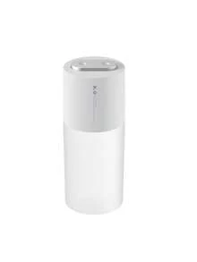 Umidificador portátil USB com reservatório de água de 400ml, bateria de 2000mAh, 2 modos de névoa, luz noturna, ideal para quarto, escritório e carro.