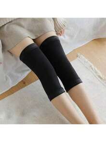 Adult Thick Elastic Fleece Winter Warm Knee Pads Tights, Seamless Fit, Elastic Warm Performance - Multicolor - View 11