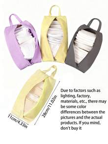 Waterproof Baby Diaper Storage Bag Portable Diaper Organizer, Infant Diaper Storage Bag, Portable Baby Diaper Organizer Bag For Diapers/Wipes, Baby ClothesDiapers, Wet Wipes, Outdoorsbaby Shower Family Decorations Gifts - Multicolor - View 9