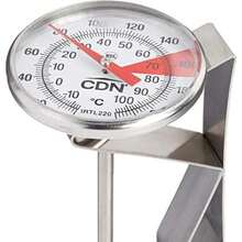CDN IRTL220 - Termómetro Propreciso de lectura instantánea para bebidas y espumas, S/S, , 1(7 inch Stem-1.75 inch Magnified Dial) - Tipo 1 - Ver 6