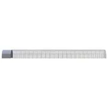 vidaXL Outdoor-Hühnerstall 3x24x2 M Verzinkter Stahl - Silver - View 4