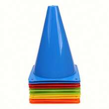 10pcs 7.09-Inch Multi-Color Training Cones, PVC Traffic Safety Cones, Suitable For Football, Sports, And Field Marking Cones, Male And Female Universal Training Equipment
