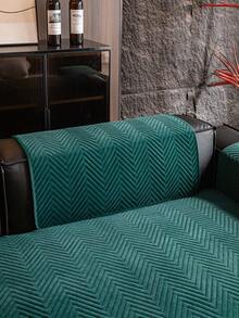 1件防水沙发套，加厚保暖，适合秋冬季节，柔软亲肤，可机洗，宠物友好，防污耐用，四季皆宜，节日装饰家具保护套，适用于1/2/3/4座沙发扶手靠背。 - 綠色 - 查看 7