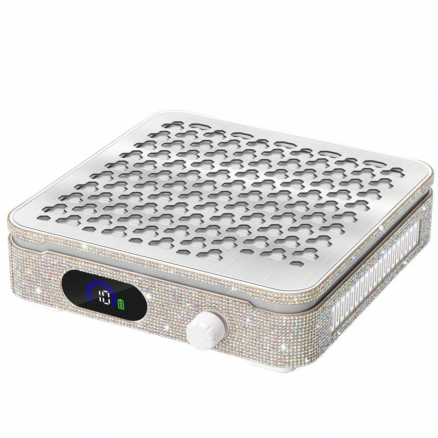 Professional Nail Dust Collector, Suitable For Manicure, Rhinestone Manicure, Acrylic Gel Manicure Polishing And More - 查看 1