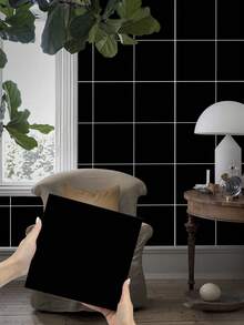 10 fogli di adesivi per piastrelle in PVC opaco, attenuato, satinato, di alta qualità, da 10/15/20/30 cm. Adesivi murali quadrati beige stile bohémien, finitura opaca, rimovibili, impermeabili, facili da installare per la decorazione della casa