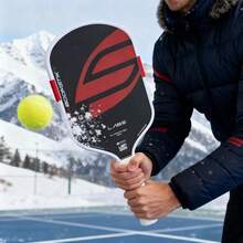 1pc T700 Carbon Fiber Pickleball Paddle - Hot-Pressed Monocoque Structure, 16mm PP Honeycomb Reinforced Core, Non-Slip Handle | Professional Grade Unisex, Enhances Spin, Friction, Control, Power And Stability - A - View 4