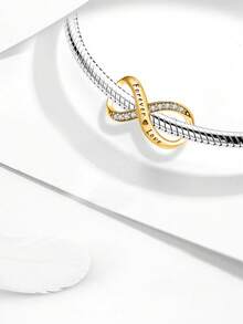 1 Stück modischer, funkelnder herzförmiger Perlenanhänger, geeignet für Frauen Armbänder, Armreifen DIY Schmuckherstellung und tägliche Accessoires, geeignet zum Tragen für Mädchen - Perlen - Übersicht 6