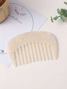 1pc Classic Vintage Small Makeup Comb, Sweet Cute Portable Pocket Size For Women Daily Grooming ,Comb Hair ,Hair Styling Tools - 彩色 - 查看 10