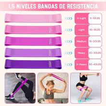 2PCS Grilletes para Tobillo Gym Mujer con Soporte para Talón, Correas de Tobillo de Fitness Ajustabl, Bandas de Tobillo para Entrenamiento para Ejercicios de Piernas, Glúteos para Hombres y Mujeres - Mezclado - Ver 6