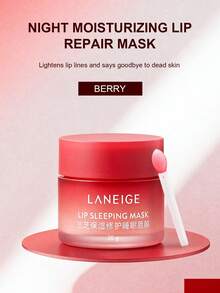 Laneige Lip Sleeping Mask K-Beauty Berry Moisturizing: Nourish, Hydrate, Vitamin C, Murumuru & Shea Butter, Antioxidants, Flaky, Dry Lips, For Women Laneige Lip Balm Makeup 20g/0.70 Oz Customer-Proven Lip Effects