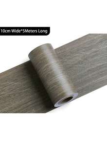 1 Roll Faux Wood Grain Waterproof Vinyl Peel And Stick Decorative Trim, Self-Adhesive Thin Edging Strips For Door Frames, Baseboards, Home Decor Renovation, Easy To Apply And Durable, Removable, Ideal For Living Room And Bedroom Corners - Multicolor - View 26