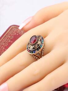A Vintage Bohemian Women's Ring, Luxurious Bridal Engagement Jewelry, Vintage Elegant And Exquisite Accessories, Suitable For Daily Wear And Gifting, The Ideal Choice For Valentine's Day - Nhiều màu - Xem 2