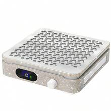 专业美甲粉尘收集器，钻石美甲粉尘提取器，适用于抛光亚克力和凝胶指甲 - 查看 2