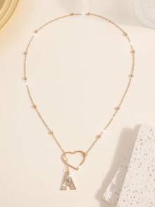 1 Dây chuyền mặt dài 50cm, dây chữ Y có mặt bi tròn, phù hợp cho trang phục hàng ngày và đi nghỉ của phụ nữ - Vàng - Xem 2