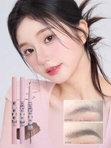 FLORTTE Fortte L Am Super Beauty Eyebrow Pencil & Brow Mascara - 03# Brown - View 3