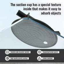 8-Inch Heavy Duty Suction Cup With Handle - Can Lift Up To 440 Lbs Of Glass, Tile And Marble - Durable Vacuum Suction Cup, Suitable For Construction And Home Maintenance, Industrial, Replacement