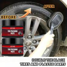 Durable Car Tire Wax - Enhances Gloss, Color, And Protects Rubber From Aging - A - View 4