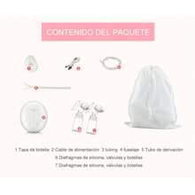 2 Pieces Double Electric Breast Pumps – Strong Suction + Massage & Lactation-Promoting Function, Efficient Milk Storage + Anti-Milk Leakage, Suitable For Breastfeeding Moms For Home Pumping / Night Milk Storage / Postpartum Lactation-Promoting Care - trắng - Xem 11