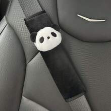 2 Cute Panda Seatbelt Decorations To Protect Your Neck And Prevent Seatbelt Scratches.Panda Decorates Car Interior, If You Love Pandas, Don'Miss It, Belt Protector, Car Accessories, Fun Car Decoration, Lightweight Design, Comfortable Cushion, Belt Pad, Panda Enthusiasts, Pet Lovers