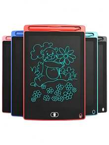 DeTODO Pizarrón LCD de 12 Pulgadas Tableta de Dibujo Digital Portátil Mágica+ Lápiz - Negro - Ver 1