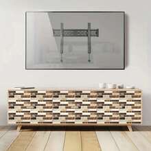 9/11/25pcs Brick Pattern Kitchen Tile Stickers, Kitchen Oil-Proof Stickers, Faux Marble & Crystal Wall Paper For Bathroom Renovation, Self-Adhesive Tile Stickers For Old House Remodeling - Yellow - View 4