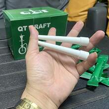 阿拉伯水烟壶吸嘴，一次性水烟壶吸嘴，独立包装，多种颜色可选，适用于大多数水烟壶吸嘴手柄，材质为[此处应填写材质名称]。 - 白色 - 查看 4