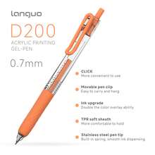 Bút gel LANGUO có thể thu vào để tô màu, 36/54/72/90 màu, bút màu đầu nhọn 0,7mm dùng cho giấy đen trắng, hoàn hảo để vẽ, viết, ghi nhật ký, đi học, văn phòng và gia đình - Nhiều màu - Xem 8