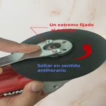 Kit De Taladros eléctrica Inalámbricos Y Esmeriladoras Angular Inalámbrica Wanse Incluye una amplia gama de accesorios 2 baterías De Litio De Alta Capacidad Diseño Ergonómico - Rojo - Ver 7