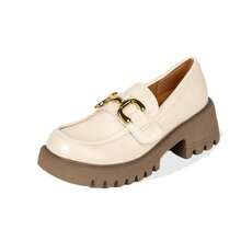 Women Loafers Shoes - Trắng - Horsebit - Xem 13