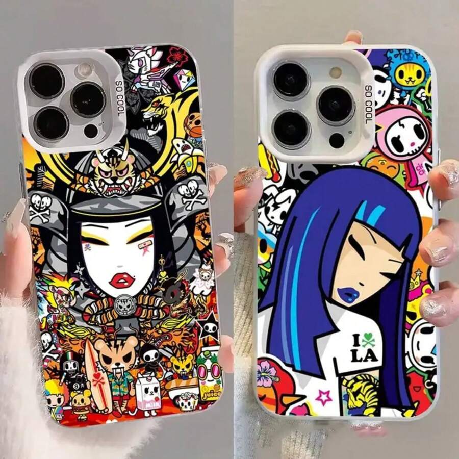 Funda para de Japón 17,16,15,14,13,12,11 Pro,Max,Plus,air Compatible Cubierta Blanca Mate Antigolpes - Z6 - Ver 1