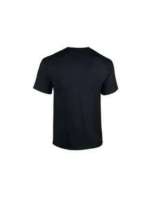 Men's Black Cotton T-Shirt - "Made To Worship" Design, Short Sleeve, Crew Neck, Casual & Sporty, Perfect For Faith & Praise, Casual Attire - 黑色 - 查看 2