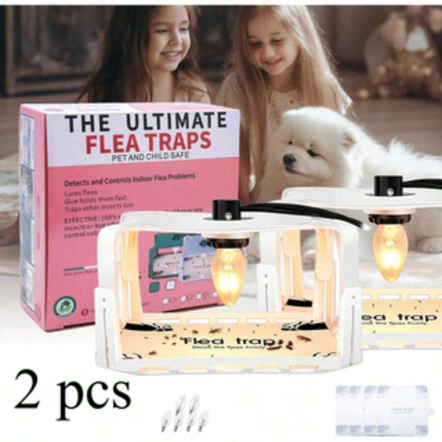 Flea Traps For Inside Your Home 2 Pcs - 白色 - 查看 1
