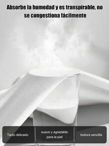 Camisa informal de manga larga para mujer con cuello alto en color liso y un bolsillo frontal, perfecta para el trabajo o el día a día - Blanco - Ver 5