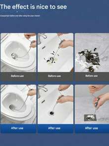 1pc Steel Wire Drain Cleaner, Bathroom Pipe Cleaning Tool, Flexible Steel Wire Sink Drain Clog Remover, Toilet Blockage Unclogging Manual Plunger, Spring Drain Cleaning Tool, Manual Drain Unclogger - Multicolor - View 8