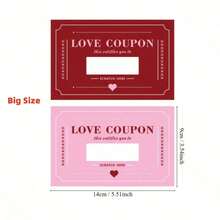 10pcs Scratch Off Love Coupons, DIY Valentine's Day Love Coupons, DIY Romantic Scratch Off Couple Date Ideas, Night Cards, Wife, Husband Couple Gift Night, Wedding Anniversary, Mother's Day Wish Card - Multicolor - View 4