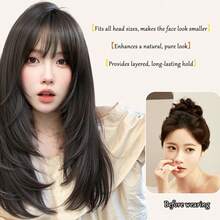 Hair 3D Air Hair Bangs Fringe Clip In Bangs Hair Extensions Wigs Hair Pieces Bangs Toupees Toppers For Hair Loss - Multicolor - View 3