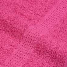 vidaXL Handtücher 4 Stück Rosa 50x100 Cm 360 G/M² 100% Baumwolle - Rosso - Visualizzare 7